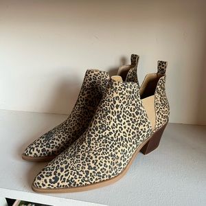 Dolce Vita Leopard Print Booties